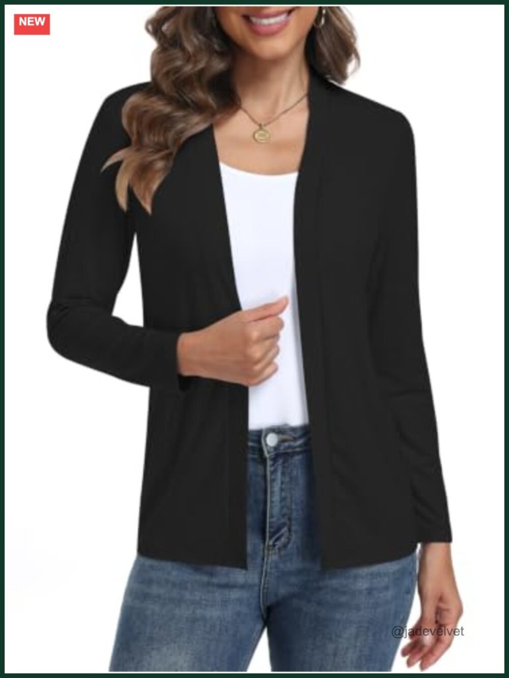 Womens Long Sleeve Open Front Lightweight Cardigan Sweater